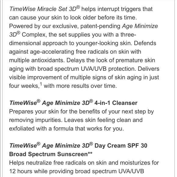 💄💋 Mary Kay TimeWise Miracle Set 3D®💋💄 - Picture 4 of 5